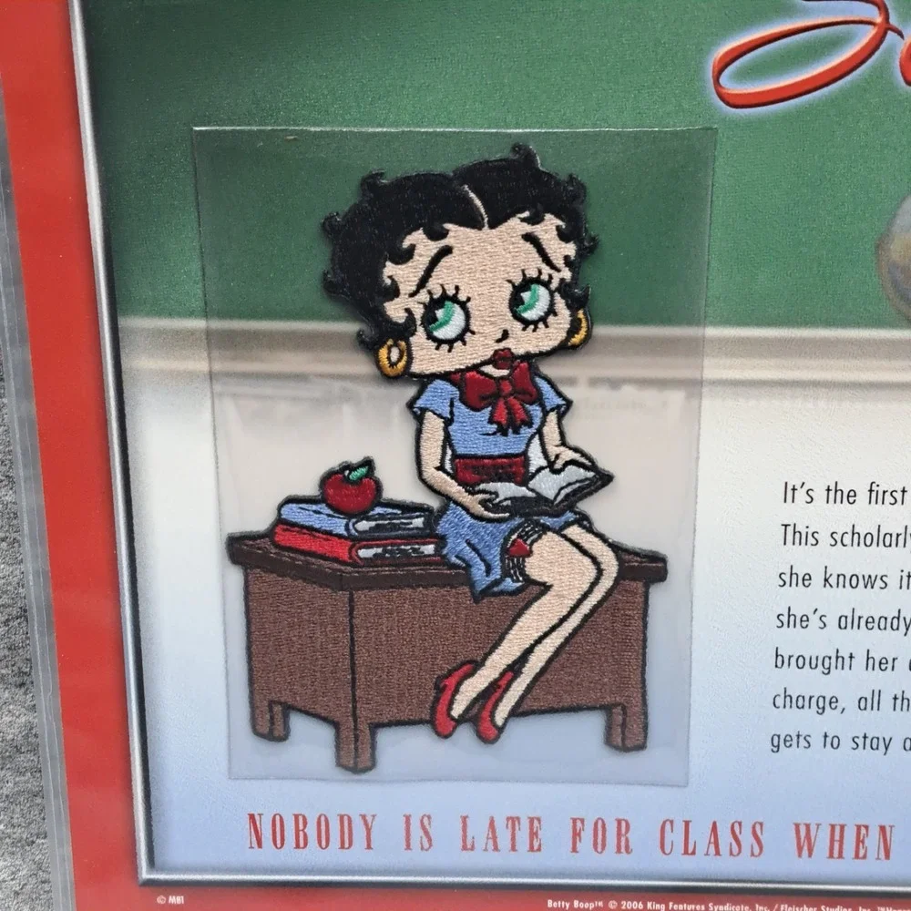 Betty Boop Patch School Days Betty‎ Clothing Patch Collectible Vintage Teacher
